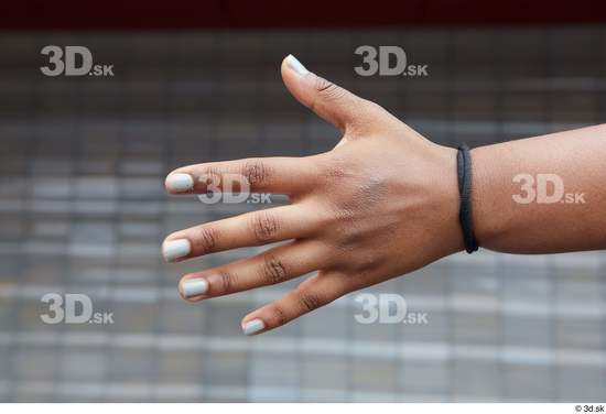 Hand Woman Black Casual Chubby Street photo references