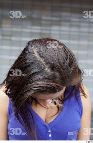 Head Hair Woman White Casual Average Street photo references