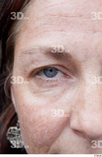 Eye Woman White Casual Slim Street photo references