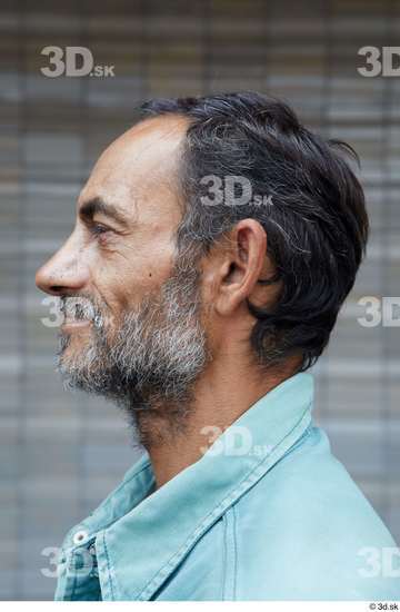 Head Man Casual Slim Bearded Street photo references