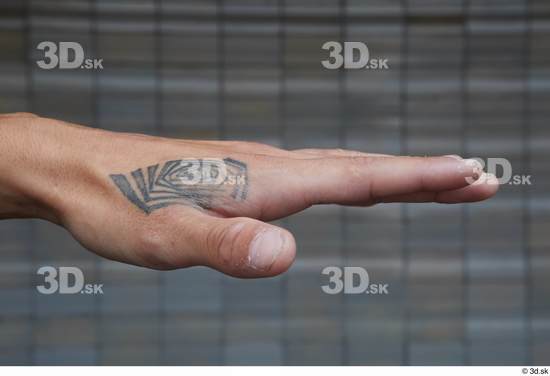 Hand Man White Tattoo Casual Slim Street photo references