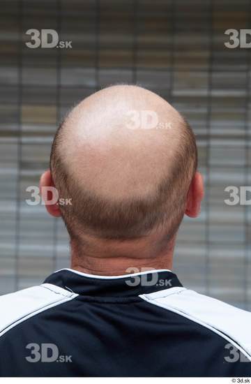 Head Man White Casual Average Bald Street photo references