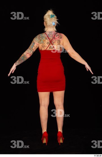 Woman White Chubby Female Studio Poses