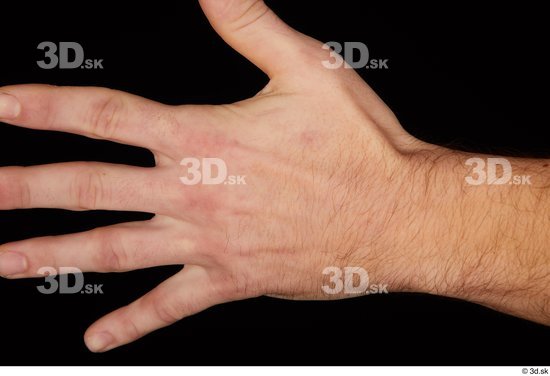 Hand Man White Slim Palm Studio photo references