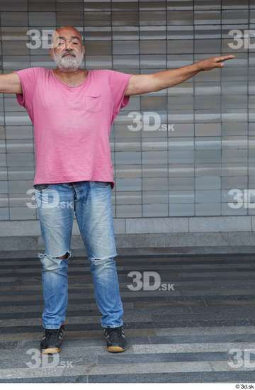 Whole Body Man T poses Casual Average Standing Street photo references