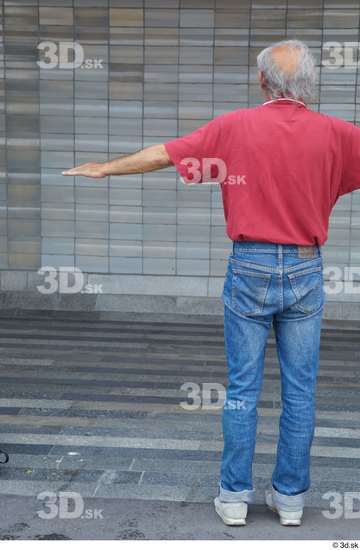 Whole Body Man T poses White Casual Average Standing Street photo references