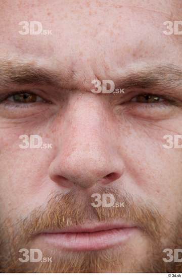 Nose Man White Casual Average Bearded Street photo references