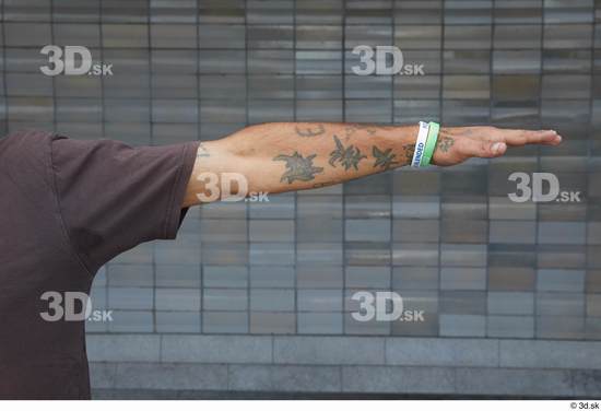 Arm Man White Tattoo Casual Slim Street photo references