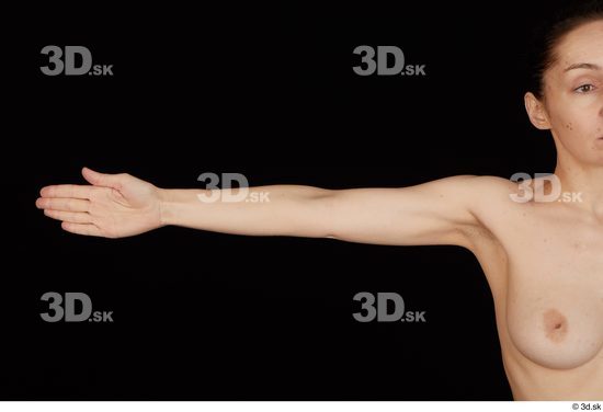 Arm Woman White Nude Average Studio photo references