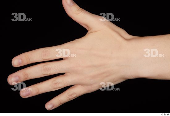 Hand Woman White Average Studio photo references