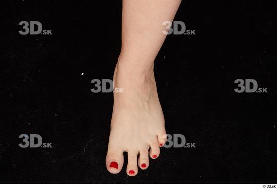 Foot Woman White Nude Average Studio photo references