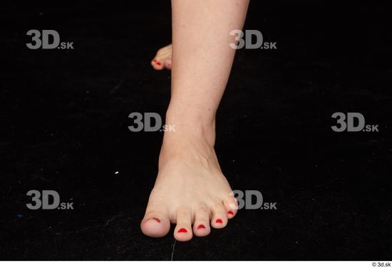 Foot Woman White Nude Average Studio photo references