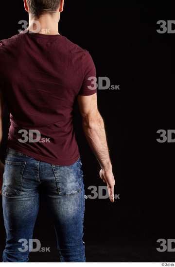 Man White Athletic Male Studio Poses