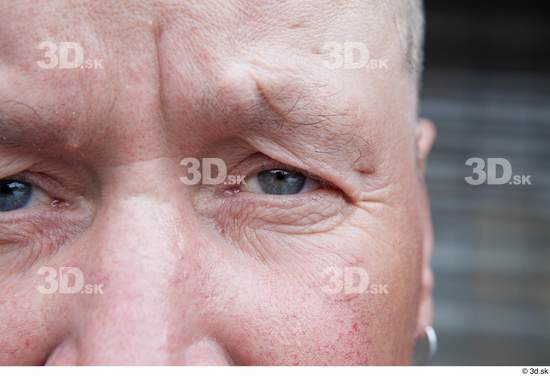 Eye Man White Casual Chubby Street photo references