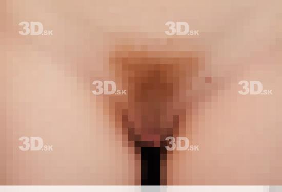 Female genitals Woman White Hairy Nude Slim Studio photo references