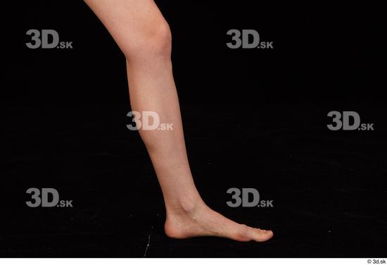 Foot Woman White Nude Slim Studio photo references