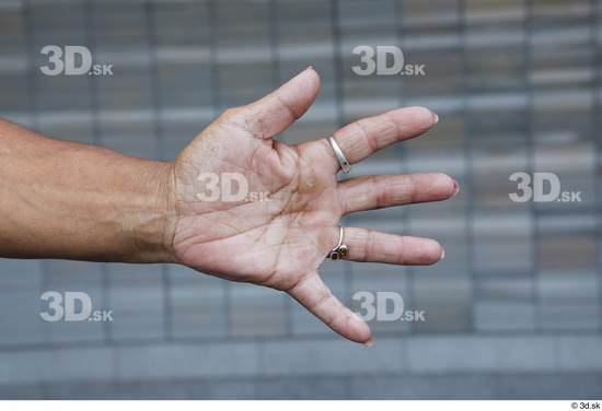 Hand Woman White Casual Chubby Street photo references