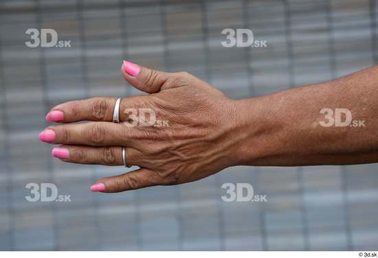 Hand Woman White Casual Chubby Street photo references