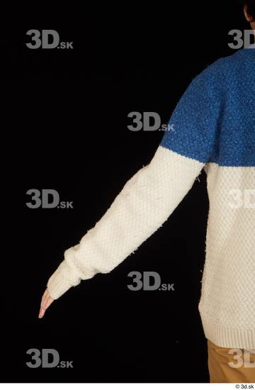 Arm Upper Body Man Sweater Slim Studio photo references