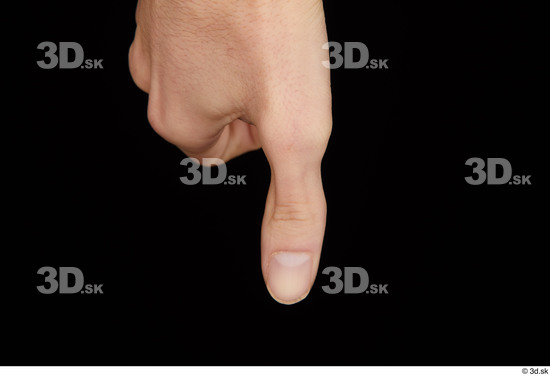 Fingers Man Slim Studio photo references