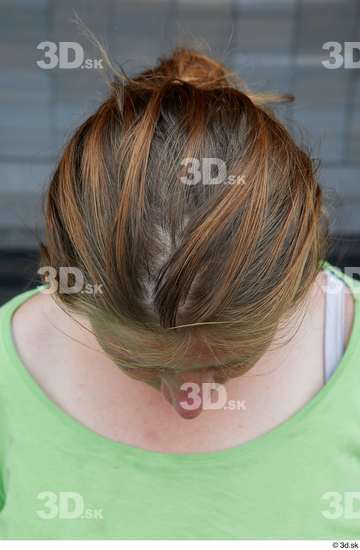 Head Hair Woman White Casual Chubby Street photo references