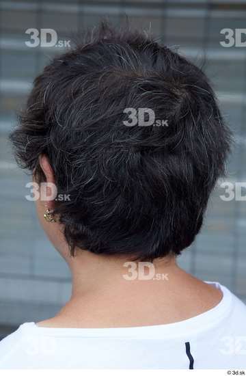 Head Hair Woman White Casual Chubby Street photo references