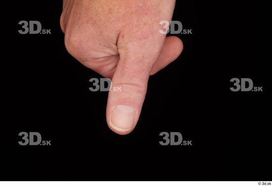 Fingers Man White Average Studio photo references