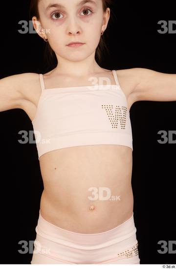 Upper Body Woman Underwear Slim Studio photo references