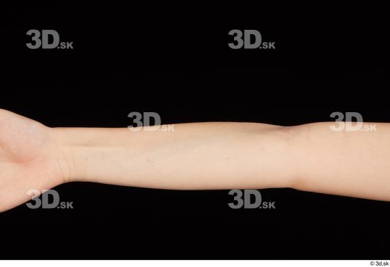 Forearm Woman Slim Studio photo references