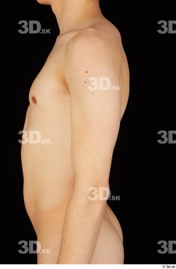 Arm Man White Nude Slim Studio photo references