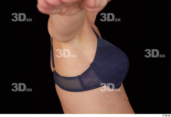 Chest Breast Woman White Underwear Bra Chubby Studio photo references