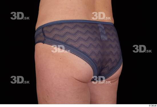 Hips Woman White Underwear Chubby Panties Studio photo references