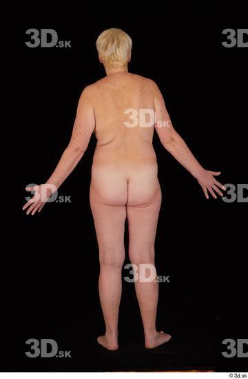 Whole Body Woman White Nude Chubby Standing Studio photo references