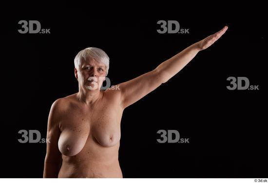 Arm Woman White Nude Chubby Studio photo references