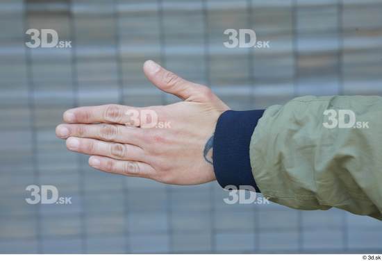 Hand Woman White Casual Average Street photo references