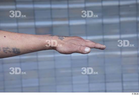 Hand Man White Tattoo Casual Slim Street photo references