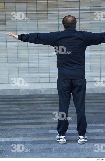 Whole Body Man T poses White Sports Chubby Standing Street photo references