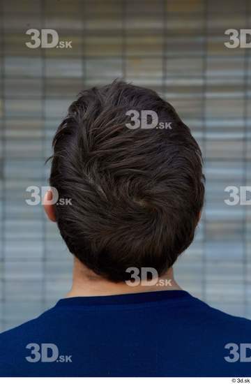 Head Hair Man White Casual Slim Street photo references