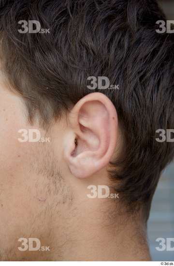 Ear Man White Casual Slim Street photo references