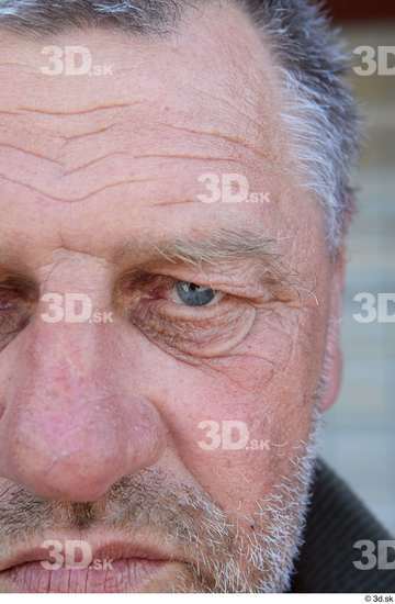 Eye Man White Casual Average Bearded Street photo references