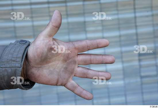 Hand Man White Casual Average Bearded Street photo references