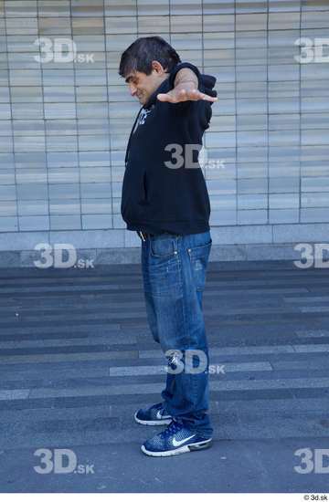 Whole Body Man T poses White Casual Average Standing Street photo references