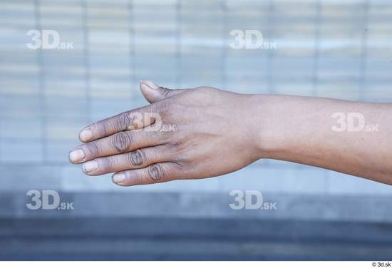 Hand Woman White Casual Chubby Street photo references