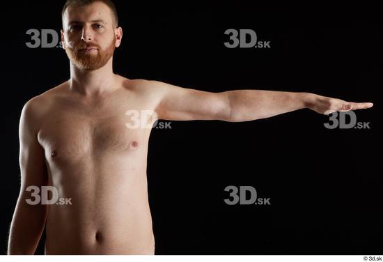 Arm Man White Nude Average Studio photo references