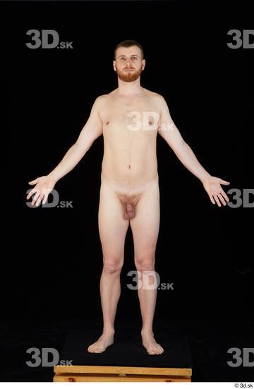 Whole Body Man White Nude Average Standing Studio photo references