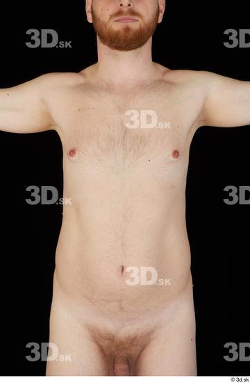 Chest Belly Upper Body Man White Nude Average Studio photo references