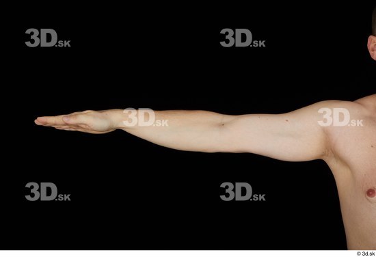 Arm Man White Nude Average Studio photo references