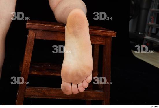 Foot Man White Nude Average Studio photo references