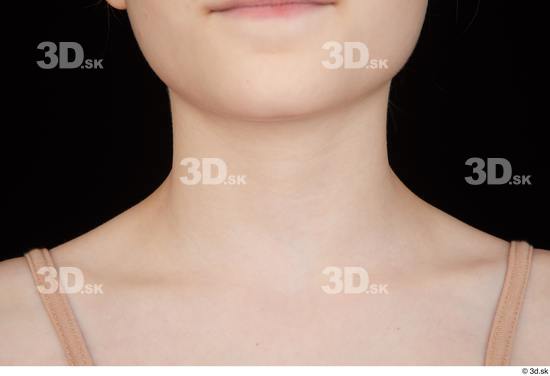 Neck Woman Slim Studio photo references