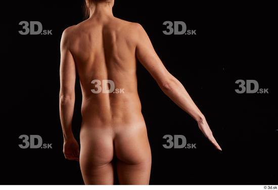 Arm Back Woman White Nude Slim Pregnant Studio photo references